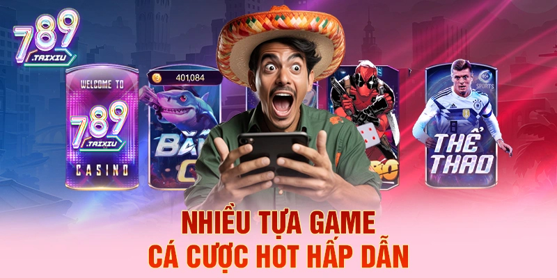 Các tựa game cá cược hấp dẫn tại sky88